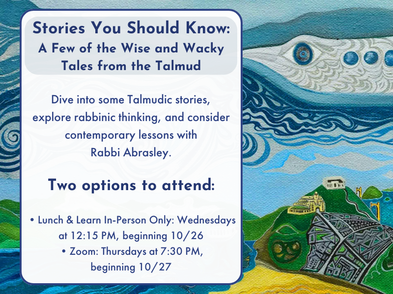 Banner Image for Stories You Should Know: A Few of the Wise and Wacky Tales from the Talmud